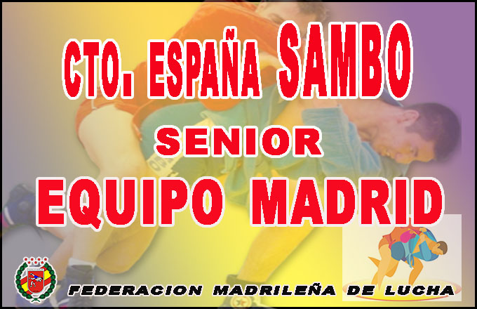 Equipo de Madrid Cto. España Sambo Senior