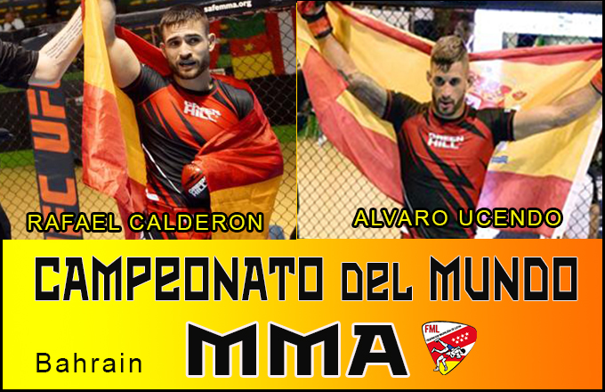Rafael y Alvaro en el Mundial de MMA-A