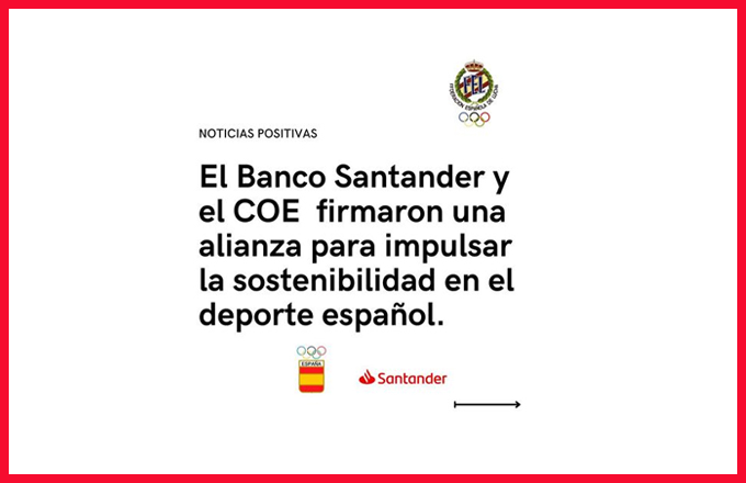 Alianza Banco de Santander y el COE