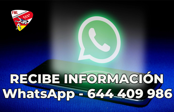 Recibe información por Whatsapp