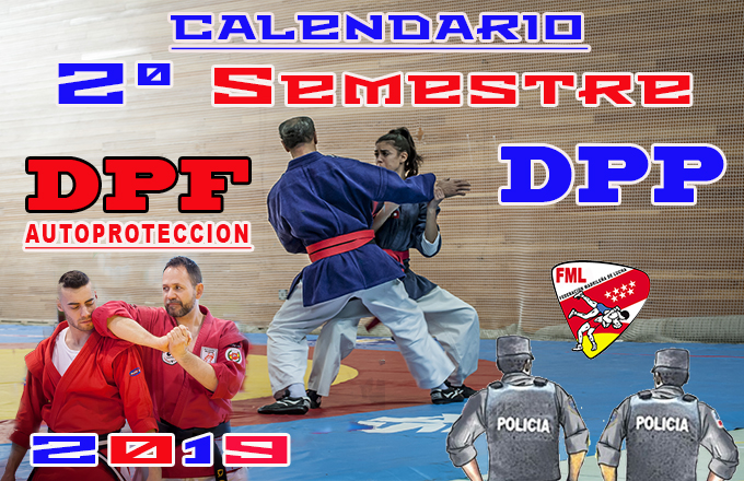 Calendario 2º Semestre DPP y DPF